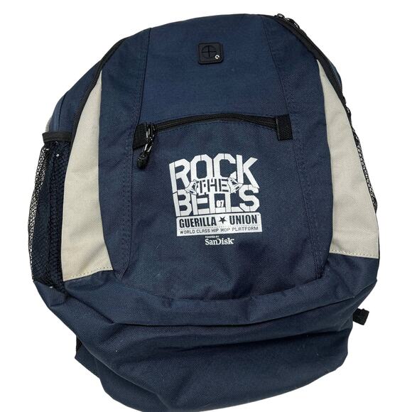 2007 Rock the Bells Concert Merch Backpack Navy Mesh - Picture 1 of 8